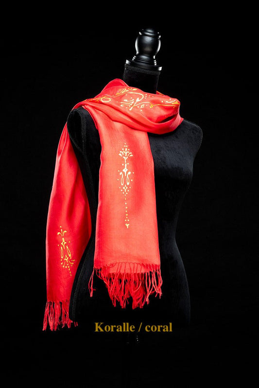 Seidenschal Inna | gold - FairSilk