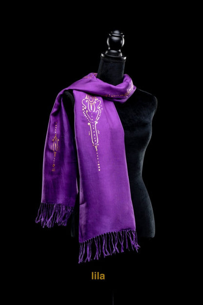 Seidenschal Inna | gold - FairSilk