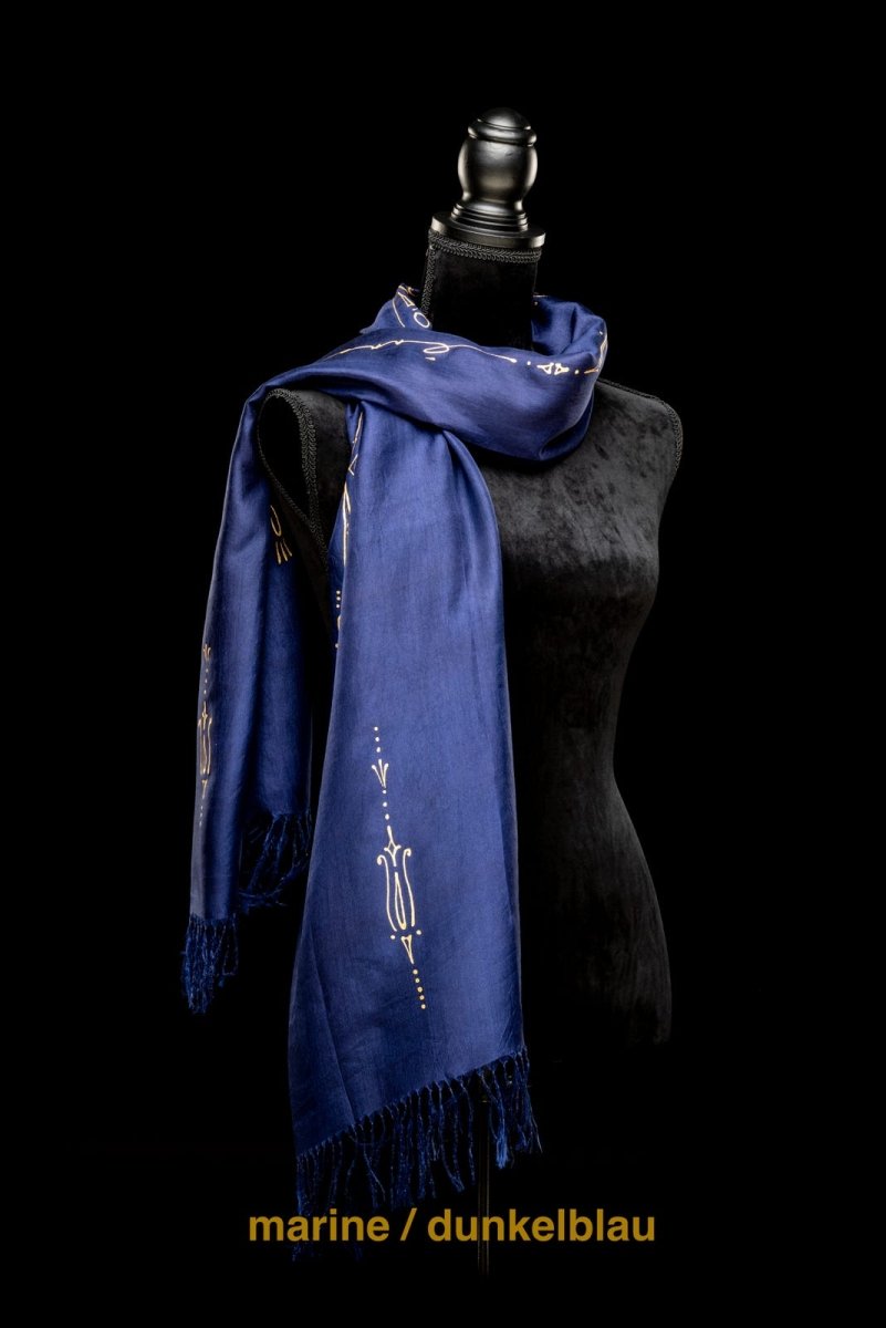 Seidenschal Inna | gold - FairSilk